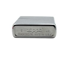2006 Zippo Regular Brushed Chrome Lighter Unfired Matching E 06 Case & Insert picture