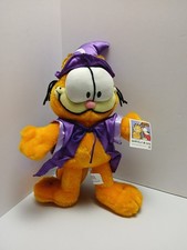​Vtg Nanco Garfield Wizard Plush Purple Robe Hat Halloween PAWS NWT picture
