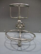 Antique Nickelplated Soap and Songe Holder Bathroom Kitchen  picture