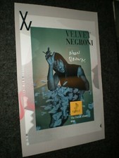 POSTER LOT by VELVET NEGRONI neon brown promo for the  tour album cd F picture