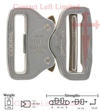 AustriAlpin Ansi Cobra 45mm Chrome Buckle (riggers belt combat shooting picture