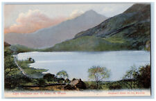 North Wales Postcard Llyn Gwynant and Yr Aran. c1910 Unposted Antique picture