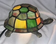 Tiffany Style Turtle Mosaic Stained Glass Accent Table Light Lamp picture