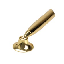 2pcs Gold Desktop Pen Pencil Holder Ball Point Swivel Stand Funnel Foundation picture