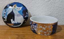 Goebel Artis Orbis R Wachtmeister Micia e Micio Cats Porcelain Trinket Signed picture