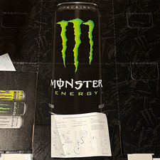 Monster Energy Taurine Pop-Up Case Stacker Store Display Black/Green picture