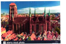 Postcard - St. Mary’s Church Gdansk, Poland. picture