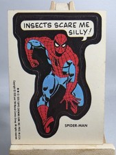 Vintage 1976 Topps Marvel Comic Book Heroes Stickers Spider-Man 2 Asterisks  picture