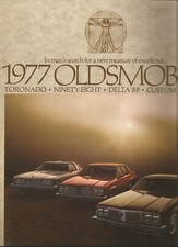 Original 1977 Oldsmobile Ninety-Eight, Eighty-Eight, Toronado Sales Brochure picture