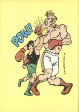 1989 Topps Nintendo - Pow Little Mac Glass Joe Punch-Out Sticker Card #30 NM/M picture