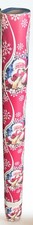 Vintage 1980's Double Sided Department Store Christmas Wrapping Paper Santa 30” picture
