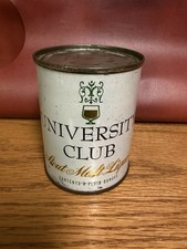 Miller flat top beer can University Club Can 8 Ounce Stout Malt Liquor Beer picture