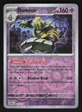 English NM Dusknoir 037/131 PRE Reverse Holofoil Pokemon SV: Prismatic Bundle... picture
