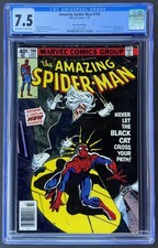 Amazing Spider-Man #194 CGC 7.5 Newsstand Beautiful Book 1st App Black Cat 1979 picture
