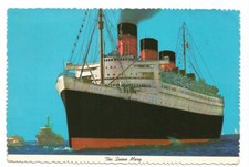 Long Beach California CA Postcard Queen Mary Ship picture
