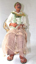 Vtg. Patty Kanaar Island Traditions Hawaiian Doll Kupuna Grandfather Fisherman picture