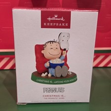 Hallmark CHRISTMAS IS ... Keepsake Ornament 2026 Peanuts Linus Snoopy picture