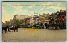 C.1920 AUGUSTA, GA GEORGIA LOOKING EAST MAIN STREET KRESS NEW STORE Postcard Q17 picture