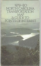 1979-80 North Carolina Transportation Map & Guide to Points of Interest picture