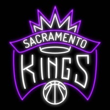 New Sacramento Kings Neon Light Sign Lamp Man Cave Real Glass Windows 24