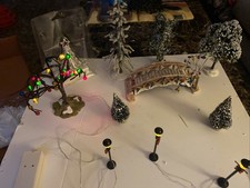 lemax christmas village accessories lot picture