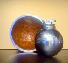 🔥 Vintage 1929 Ronson Rondelight Art Deco Table Lighter Working + ASHTRAY Italy picture