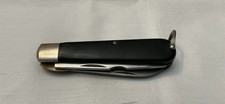 Vintage CAMILLUS NEW YORK LINESMAN KNIFE 2-Bladed Folding Knife Military picture
