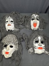1978 Vintage KISS Aucoin Plastic Mask  Lot Of 4 picture