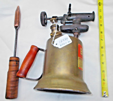 Blow Torch, OTTO BERNZ Vintage Blow TORCH, All Brass Tank, USA picture