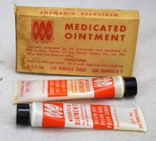 Vintage B.Y.'s Medicated Ointment Box w/2 Tubes picture