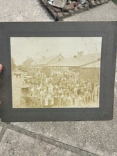 Whittier California Antique Cabinet Photograph Cannery Packing 9.5x7.5 Inches  picture