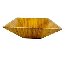 Pampered Chef Bamboo Bowl Large 11