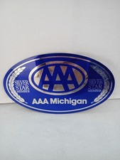 1980's  Michigan AAA Automobile Club Sticker Decal, Vintage Original  picture