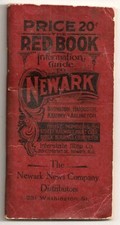 1917 Red Book Information Guide to Newark, N.J.   128 Pages   RARE picture