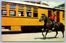 Postcard Kathy Morales Gretting Train Silverton Colorado  picture