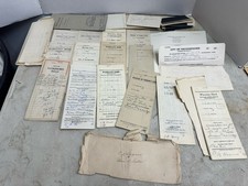 vintage warranty deed lot Nacogdoches Texas other docs included picture