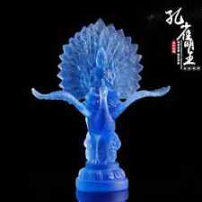 Coloured glaze Peacock Ming King Buddha Statue Tantric Buddha Mother Vajra picture