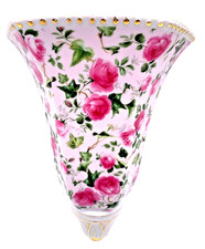 Formalities by Baum Bros. Jubilee Rose Chintz Collection Pink Roses Wall Vase picture