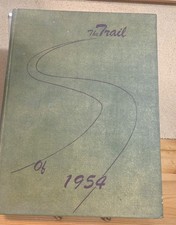 Vintage 1954 Wichita High School West THE TRAIL school Annual. picture
