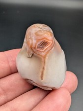 1.73 OZ MUSEUM WORTHY BOLD POLISHED LAKE SUPERIOR AGATE GEMSTONE picture
