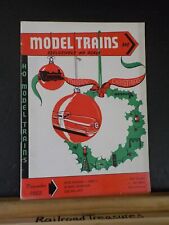 Model Trains 1953 December HO Scale Circus Train Model traction Hi side gondola picture