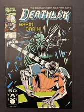 Deathlok #4 1991 Fantastic Four App Denys Cowan Cover Marvel NM 9.0 picture