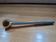 Vintage KAL-1249 Japan Drive Knurled Handle Reversible Ratchet Wrench 7.75