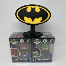 3D Printed BATMAN LOGO Fan Sign for your Funko & collectibles picture