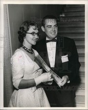 1959 Press Photo Mrs. James Fitzmorris and Mrs. Harold Thurman - noc91213 picture