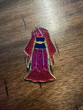 Disney Loungefly Princess Dresses Mulan Bridal Red Glitter Wedding Dress Pin picture