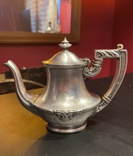 Vintage Gorham SP&S Railway Silverplate Teapot 1/2 Pint Railroad Dining Car  picture