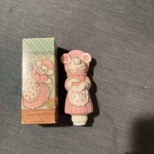 Vintage Avon Millicent Mouse Finger Puppet With Pretty Fragrance Demistik 70s picture