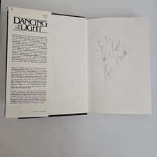 SIGNED Dancing in the Light Shirley MacLaine 1985 HC DJ Inscribed Love & Light picture