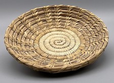 Vintage Pima Native American Coiled Basket 7.5